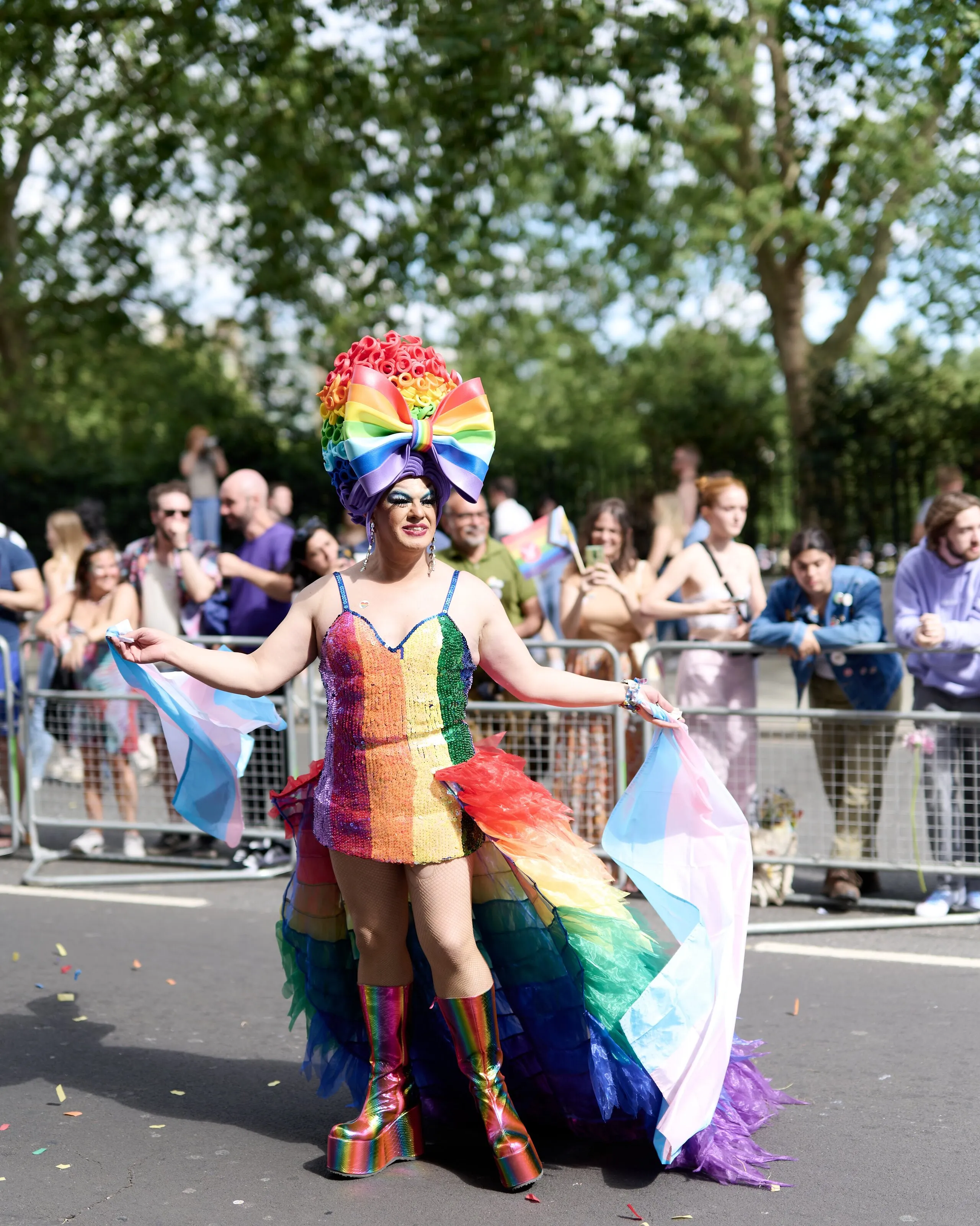 Pride, mid-parade