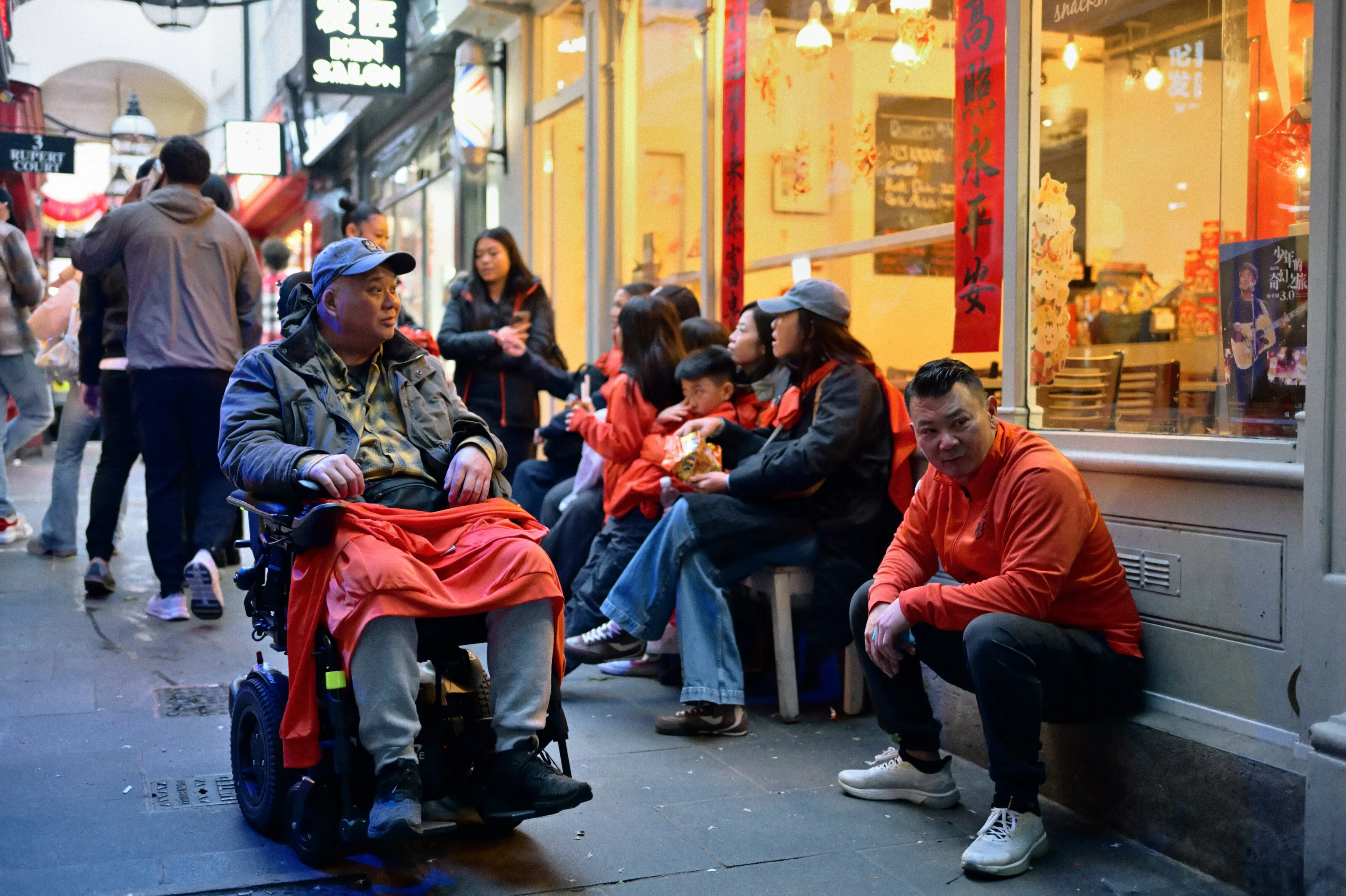 A moment of calm during CNY celebrations