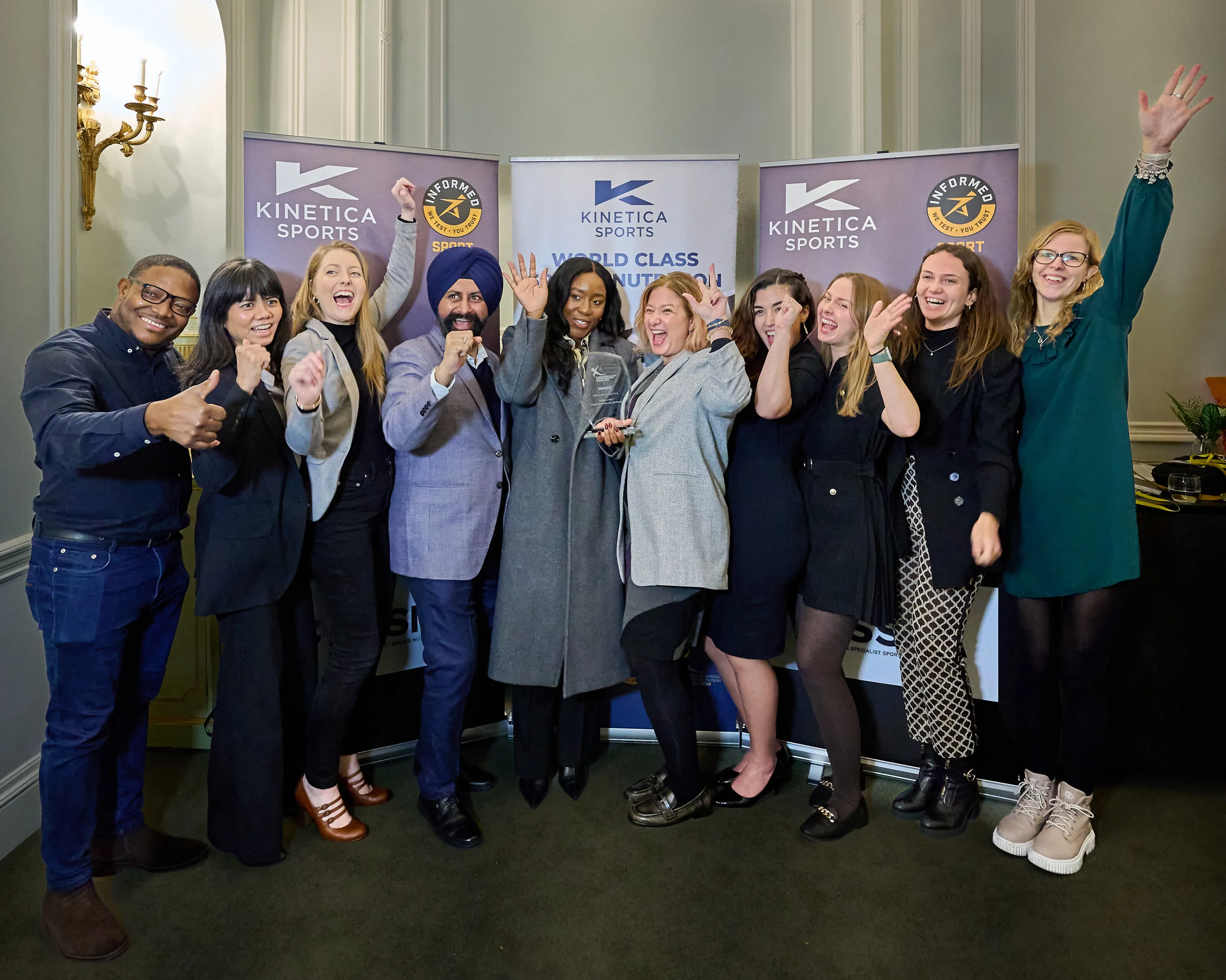 ESSNA Awards — the winners, mid-cheer